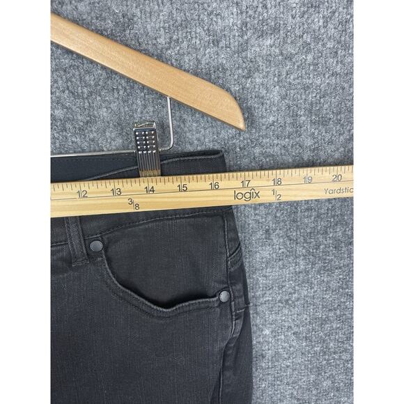 Torrid Bombshell Flare High-Rise Jean Size 12T Premium Stretch Black Retail $90 - Picture 3 of 13